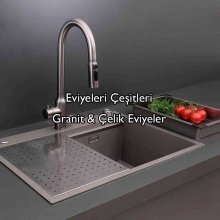 Edirne Granit ve Çelik Evye Modelleri ve Fiyatları